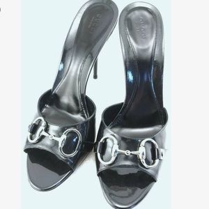 Gucci Leather Patton black